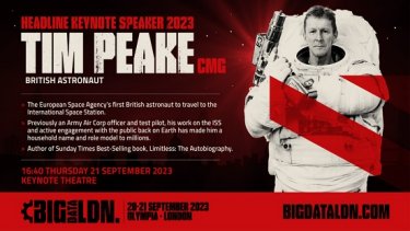 Tim Peake to Headline Keynote Stage